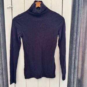 Club Monaco Dark Purple Wool Blend Top